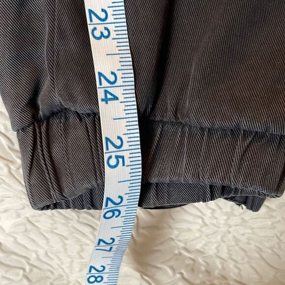Daily Ritual Womens‎ Jogger Pants Ankle Lyocell Adjustable Waist Black Size 6 - Picture 8 of 9